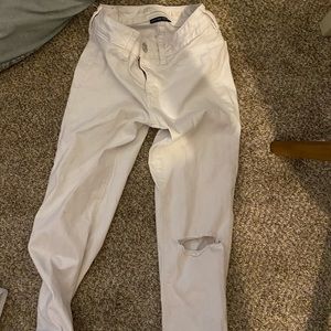 white american eagle jeans
